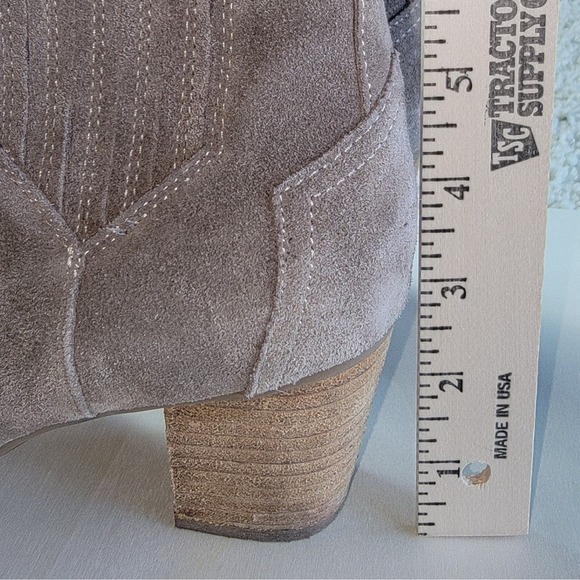 Franco Fortini Chesney Women's Leather Western Boots Size 7.5 Chunky Heel - Picture 16 of 16